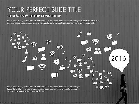 Presentación de marketing con gráficos orientados a datos, Diapositiva 14, 03504, Plantillas de presentación — PoweredTemplate.com