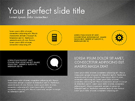 Grid Layout Presentation Concept, Slide 9, 03505, Presentation Templates — PoweredTemplate.com