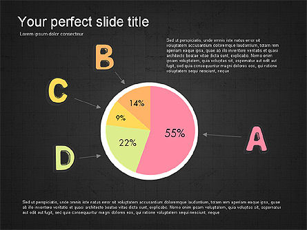 Cartas de color Presentación Idea, Diapositiva 14, 03506, Formas — PoweredTemplate.com