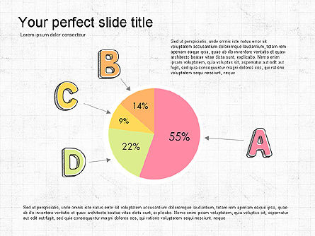 Cartas de color Presentación Idea, Diapositiva 6, 03506, Formas — PoweredTemplate.com