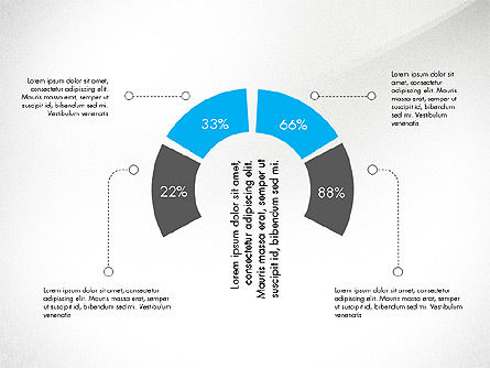 Formes infographiques, Diapositive 2, 03507, Infographies — PoweredTemplate.com