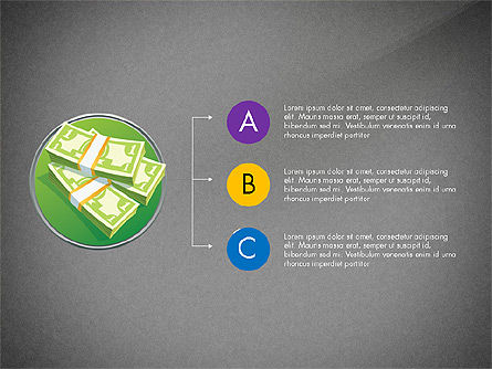 Concepto de Presentación de Tiempo y Dinero, Diapositiva 11, 03508, Plantillas de presentación — PoweredTemplate.com