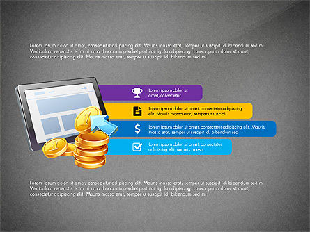 Concepto de Presentación de Tiempo y Dinero, Diapositiva 15, 03508, Plantillas de presentación — PoweredTemplate.com