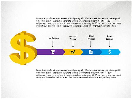 Concepto de Presentación de Tiempo y Dinero, Diapositiva 8, 03508, Plantillas de presentación — PoweredTemplate.com