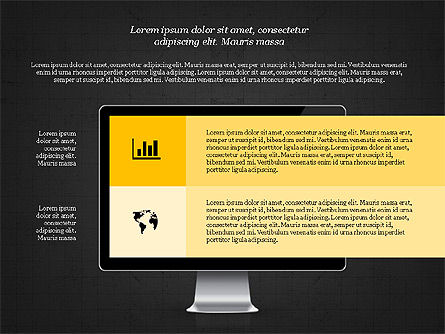 Representation in Flat Design, Slide 11, 03509, Presentation Templates — PoweredTemplate.com