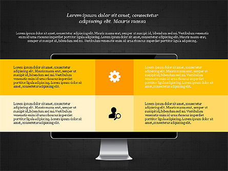 Representation in Flat Design, Slide 14, 03509, Presentation Templates — PoweredTemplate.com