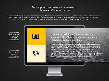 Representation in Flat Design, Slide 16, 03509, Presentation Templates — PoweredTemplate.com