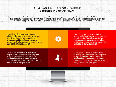 Représentation en design plat, Diapositive 6, 03509, Modèles de présentations — PoweredTemplate.com