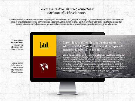 Representation in Flat Design, Slide 8, 03509, Presentation Templates — PoweredTemplate.com