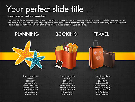 Concepto de presentación de planes de vacaciones, Diapositiva 11, 03512, Plantillas de presentación — PoweredTemplate.com