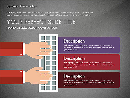 비즈니스 네트워킹 슬라이드 데크, 슬라이드 14, 03513, 프레젠테이션 템플릿 — PoweredTemplate.com