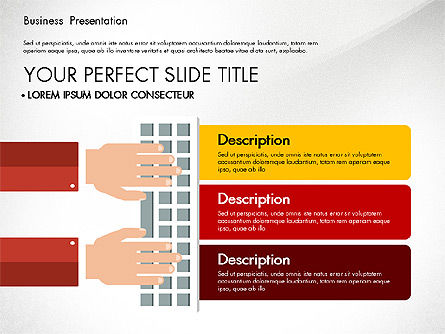 Red de Negocios Slide Deck, Diapositiva 6, 03513, Plantillas de presentación — PoweredTemplate.com