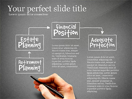 Diagramme des finances personnelles, Diapositive 14, 03515, Modèles commerciaux — PoweredTemplate.com