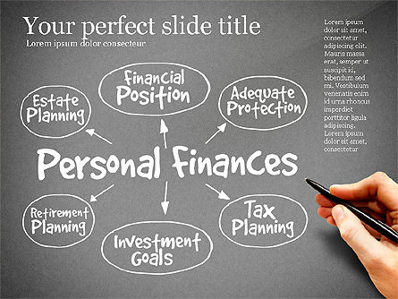O diagrama de finanças pessoais, Deslizar 16, 03515, Modelos de Negócio — PoweredTemplate.com