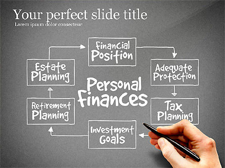 개인 재정 다이어그램, 슬라이드 9, 03515, 비즈니스 모델 — PoweredTemplate.com