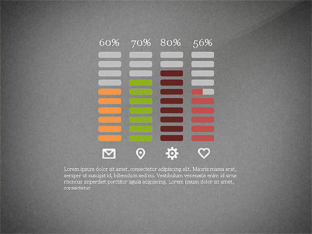 Concept de présentation minimaliste, Diapositive 11, 03516, Modèles de présentations — PoweredTemplate.com