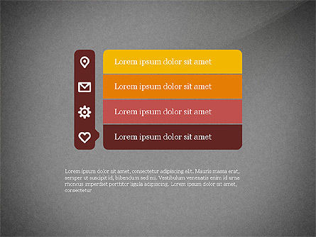Concept de présentation minimaliste, Diapositive 12, 03516, Modèles de présentations — PoweredTemplate.com