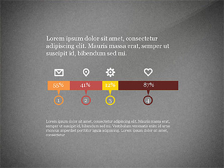 Concepto de presentación minimalista, Diapositiva 15, 03516, Plantillas de presentación — PoweredTemplate.com