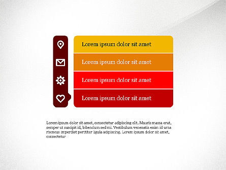 Concepto de presentación minimalista, Diapositiva 4, 03516, Plantillas de presentación — PoweredTemplate.com