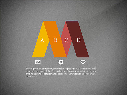 Concept de présentation minimaliste, Diapositive 9, 03516, Modèles de présentations — PoweredTemplate.com