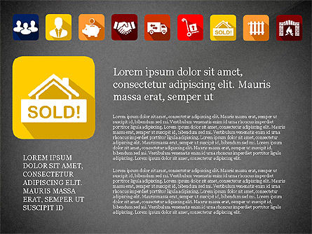Real Estate Presentation with Icons, Slide 9, 03517, Icons — PoweredTemplate.com