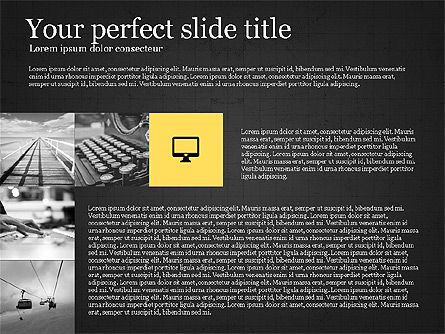 Grid layout gekleurde presentatiesjabloon, Dia 11, 03518, Presentatie Templates — PoweredTemplate.com