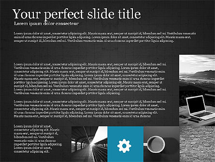 Grid layout colorido modelo de apresentação, Deslizar 14, 03518, Modelos de Apresentação — PoweredTemplate.com