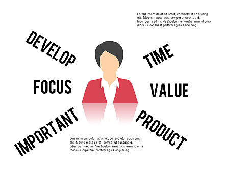 Siluetas y palabras de negocios, Diapositiva 4, 03519, Siluetas — PoweredTemplate.com