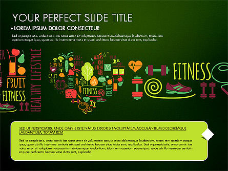 Plantilla de presentación de estilo de vida saludable, Diapositiva 16, 03522, Plantillas de presentación — PoweredTemplate.com