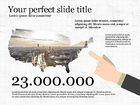 USA Presentation Concept, Slide 6, 03526, Presentation Templates — PoweredTemplate.com