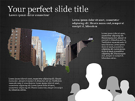 USA Concepto de Presentación, Diapositiva 9, 03526, Plantillas de presentación — PoweredTemplate.com