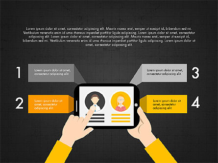 Concept de présentation de performance personnelle, Diapositive 9, 03527, Modèles de présentations — PoweredTemplate.com