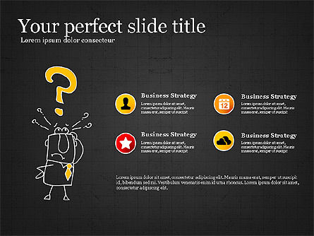 Idea Development Doodles Presentation Template, Slide 12, 03529, Presentation Templates — PoweredTemplate.com