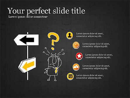 Idea Development Doodles Presentation Template, Slide 15, 03529, Presentation Templates — PoweredTemplate.com