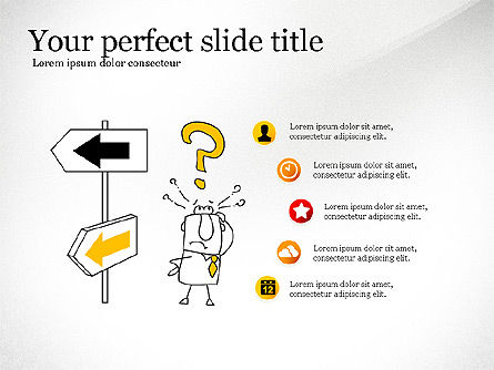 Idea Development Doodles Presentation Template, Slide 7, 03529, Presentation Templates — PoweredTemplate.com