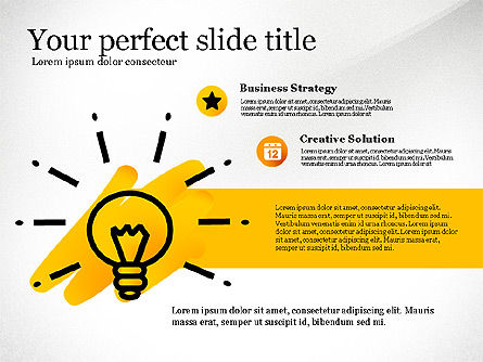 Idea Development Doodles Presentation Template, Slide 8, 03529, Presentation Templates — PoweredTemplate.com