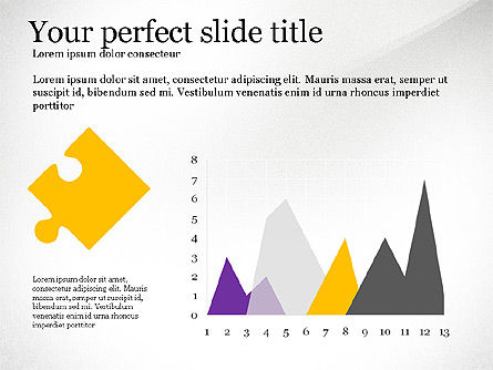 Presentation Concept with Puzzle Pieces, Slide 7, 03530, Puzzle Diagrams — PoweredTemplate.com