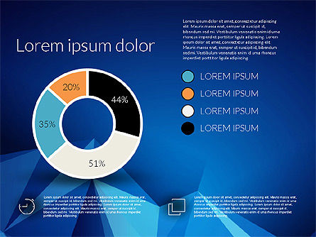 Modèle de présentation orienté données avec un fond abstrait, Diapositive 10, 03532, Schémas, graphiques de données — PoweredTemplate.com
