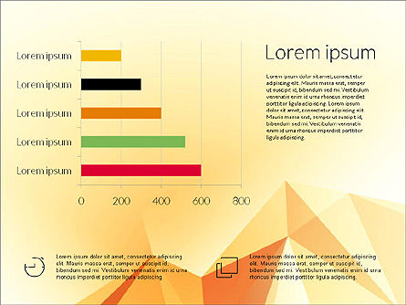 Modèle de présentation orienté données avec un fond abstrait, Diapositive 4, 03532, Schémas, graphiques de données — PoweredTemplate.com