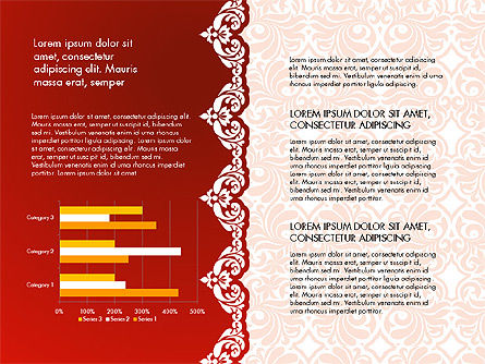 Datengesteuerte Präsentation mit Ornamentmuster, Folie 14, 03533, Datengetriebene Diagramme und Charts — PoweredTemplate.com