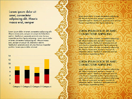 Data Driven Presentation with Ornament Pattern, Slide 3, 03533, Data Driven Diagrams and Charts — PoweredTemplate.com
