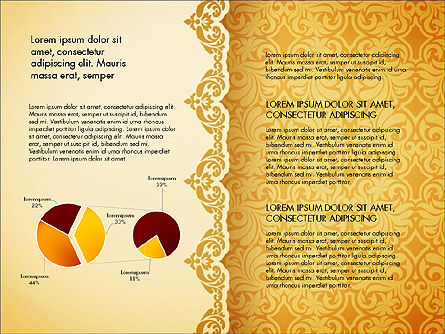 Data Driven Presentation with Ornament Pattern, Slide 5, 03533, Data Driven Diagrams and Charts — PoweredTemplate.com