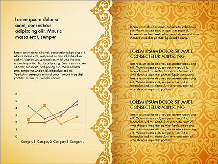 Data Driven Presentation with Ornament Pattern, Slide 7, 03533, Data Driven Diagrams and Charts — PoweredTemplate.com