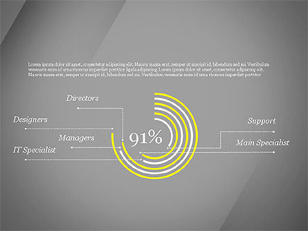 Plantilla de presentación en estilo minimalista, Diapositiva 15, 03534, Plantillas de presentación — PoweredTemplate.com