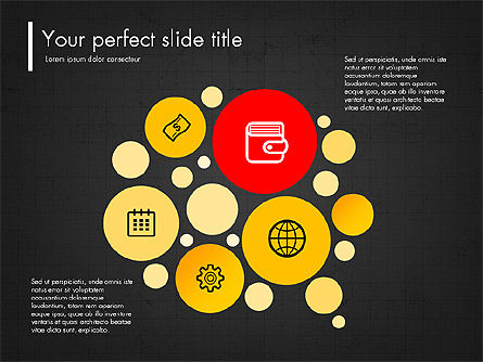 Concept de présentation fraiche et plat, Diapositive 12, 03535, Modèles de présentations — PoweredTemplate.com
