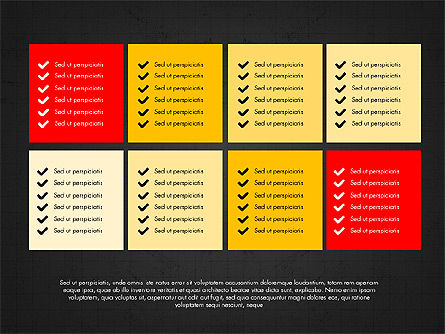 Concepto de presentación fresco diseñado plano, Diapositiva 16, 03535, Plantillas de presentación — PoweredTemplate.com