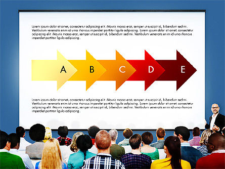Dati diagrammi guidati modello di presentazione, Slide 10, 03537, Diagrammi e Grafici con Dati — PoweredTemplate.com