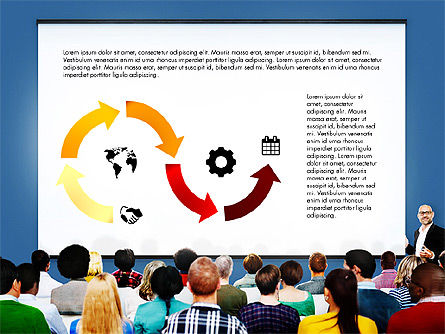Modèle de présentation des diagrammes axés sur les données, Diapositive 14, 03537, Schémas, graphiques de données — PoweredTemplate.com