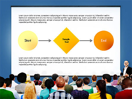 Data-driven diagrammen presentatiesjabloon, Dia 16, 03537, Datagestuurde Diagrammen — PoweredTemplate.com