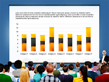Template Presentasi Diagram Didorong Data, Slide 3, 03537, Bagan dan Diagram berdasarkan Data — PoweredTemplate.com